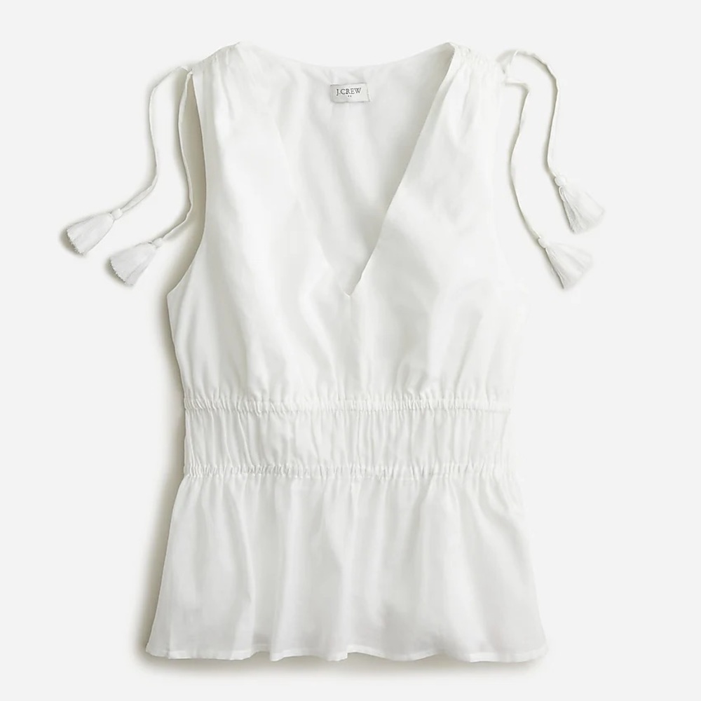 ✂️FINAL PRICE CUT✂️ NWT J. Crew v-neck cotton voile top